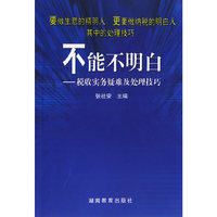 不能不明白：税收实务疑难及处理技巧