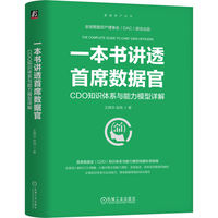 一本书讲透首席数据官：CDO知识体系与能力模型详解    王晓华 赵瑞