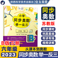 小学同步奥数举一反三.B版.六年级.下册/苏教版
