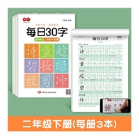 点阵每日30字二年级下册