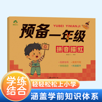 爱德少儿 儿童控笔训练描红本字帖幼小衔接一日一练拼音练字帖学前班幼儿园一年级小学生拼音描红本