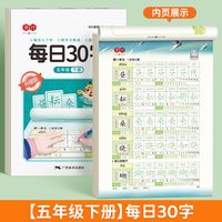 每日30字 升级版五年级下册