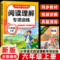 小学语文阅读理解专项训练六年级上册阅读理解课内外同步阅读强化训练题公式法答题技巧提升每日一练同步练习