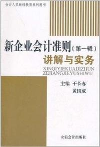 新企业会计准则(第一辑)讲解与实务