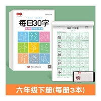 点阵每日30字六年级下册
