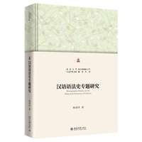 汉语语法史专题研究 北京大学人文学科文库·北大中国语言学研究丛书