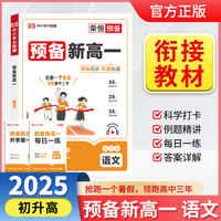 【荣恒】2025版预备新高一语文初升高暑假衔接课本预习复习笔记人教版衔接教材初升高复习资料领跑新高一暑假练习册