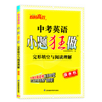 中考英语小题狂做   完形填空与阅读理解  提优版   2024