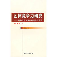 团体竞争力研究——精神文化视域中的团体竞争力