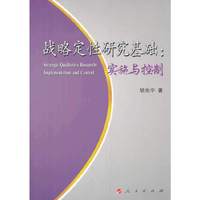 战略定性研究基础:实施与控制