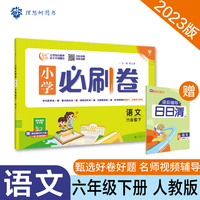 小学必刷卷 语文六年级下册 RJ人教版 同步单元测试卷期中期末模拟冲刺卷课后辅导 理想树2023春季