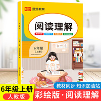 新版小学阅读理解六年级上册语文彩绘版阅读理解强化训练课外阅读训练题练习辅导资料书