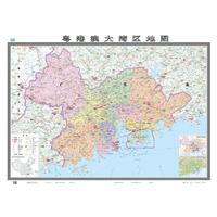 粤港澳大湾区地图（双全 无拼缝 膜图）
