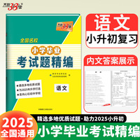 天利38套 2025 语文 全国名校小学毕业考试题精编