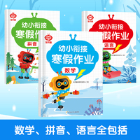 幼小衔接寒假衔接作业一本通幼儿园学前班大班中班拼音数学语言每日一练幼儿练习册全套幼儿园寒假作业幼升小衔接教材全套一日一练