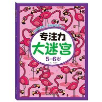 专注力大迷宫 5-6岁 婴幼儿大脑开发逻辑力反应力天天练思维启蒙逻辑锻炼 儿童智力开发趣味迷宫游戏书
