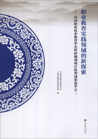 职业教育实践领域的新探索-中国职业技术教育学会科研规划项目优秀成果选萃之二