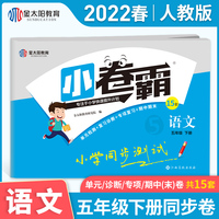 五5年级下册试卷全套人教部编版小卷霸期中期末冲刺语文同步训练习册小学专项单元测试卷模拟考试卷子