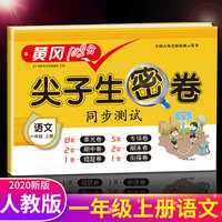 2020新版一年级上册语文试卷人教版RJ 黄冈100分尖子生密卷小学一年级上册语文同步训练 一年级上册试卷测试卷